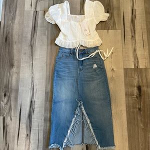 Denim Skirt